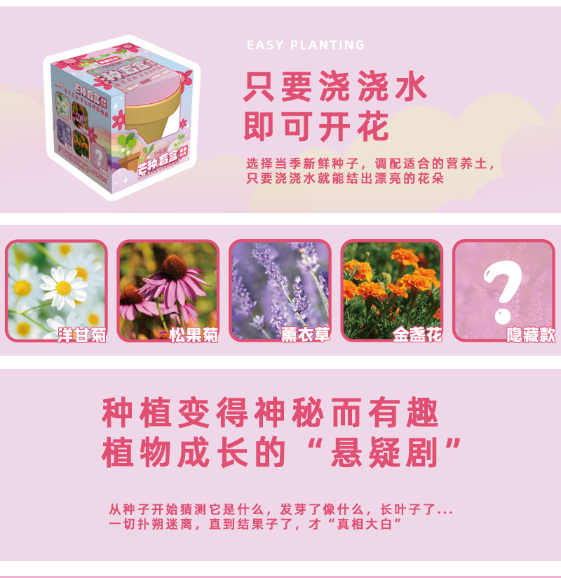掀起绿色狂潮 小花农盲盒，让创意种植成为新潮礼品